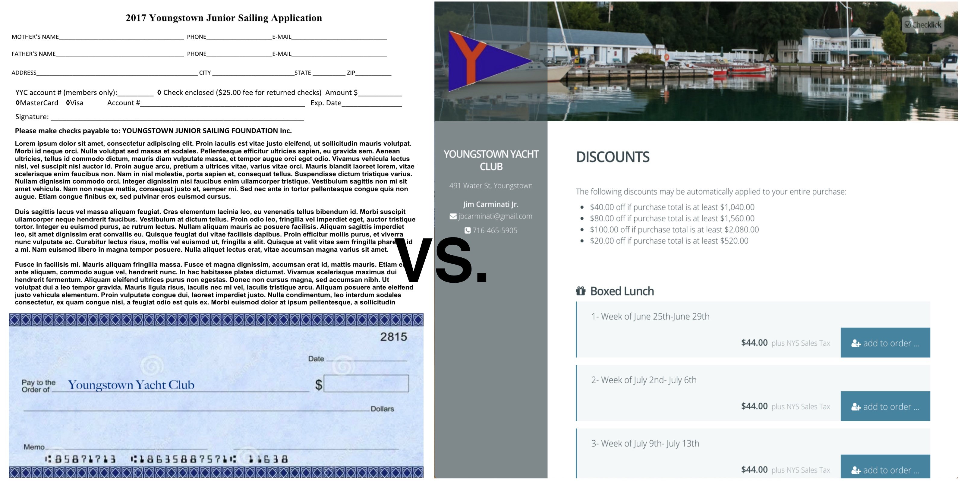 How a yacht club made more money with online registration